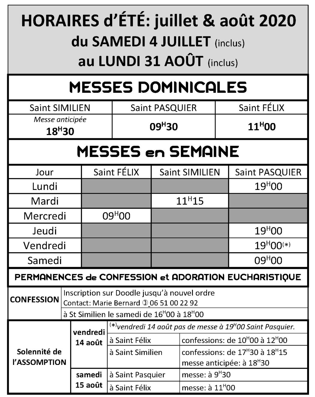 horaires-ete-2020
